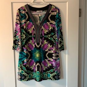 Joseph Ribkoff Tunic Multi Colored